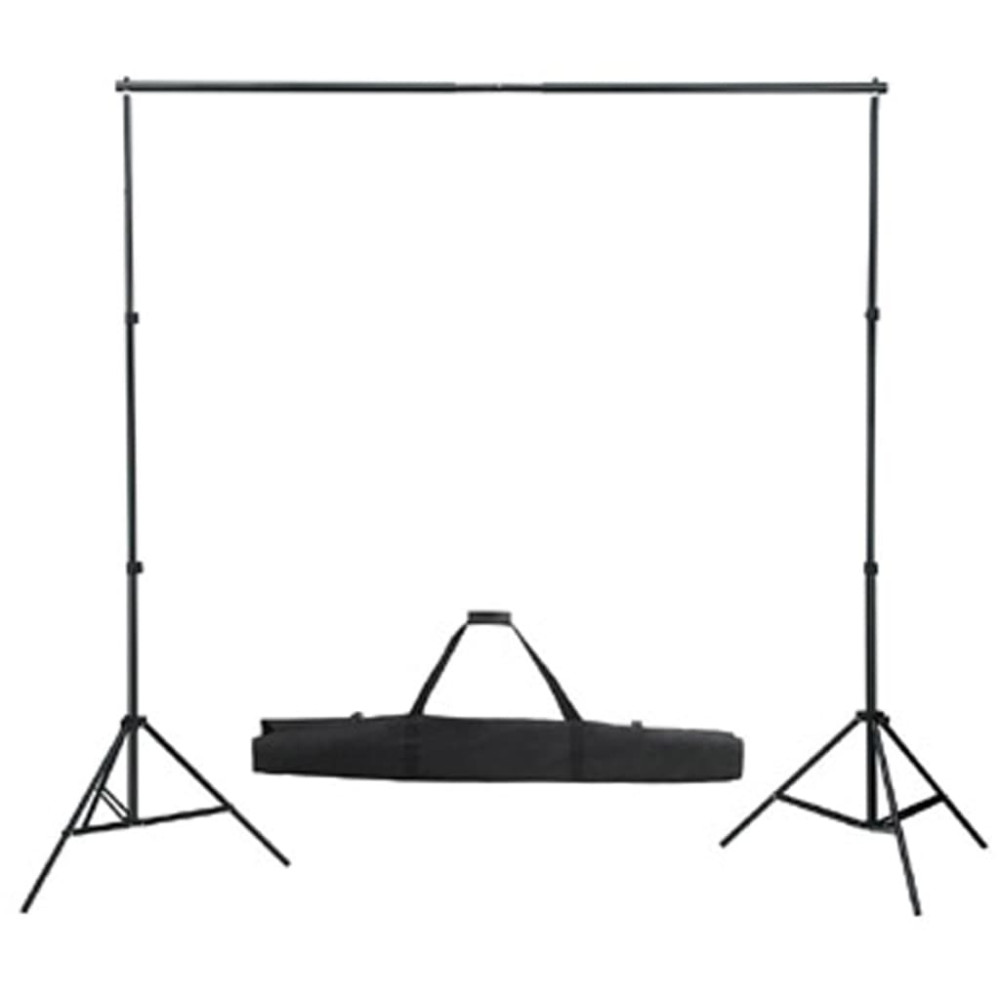 Produktbild för Stativ och fotobakgrund 300 x 300 cm vit
