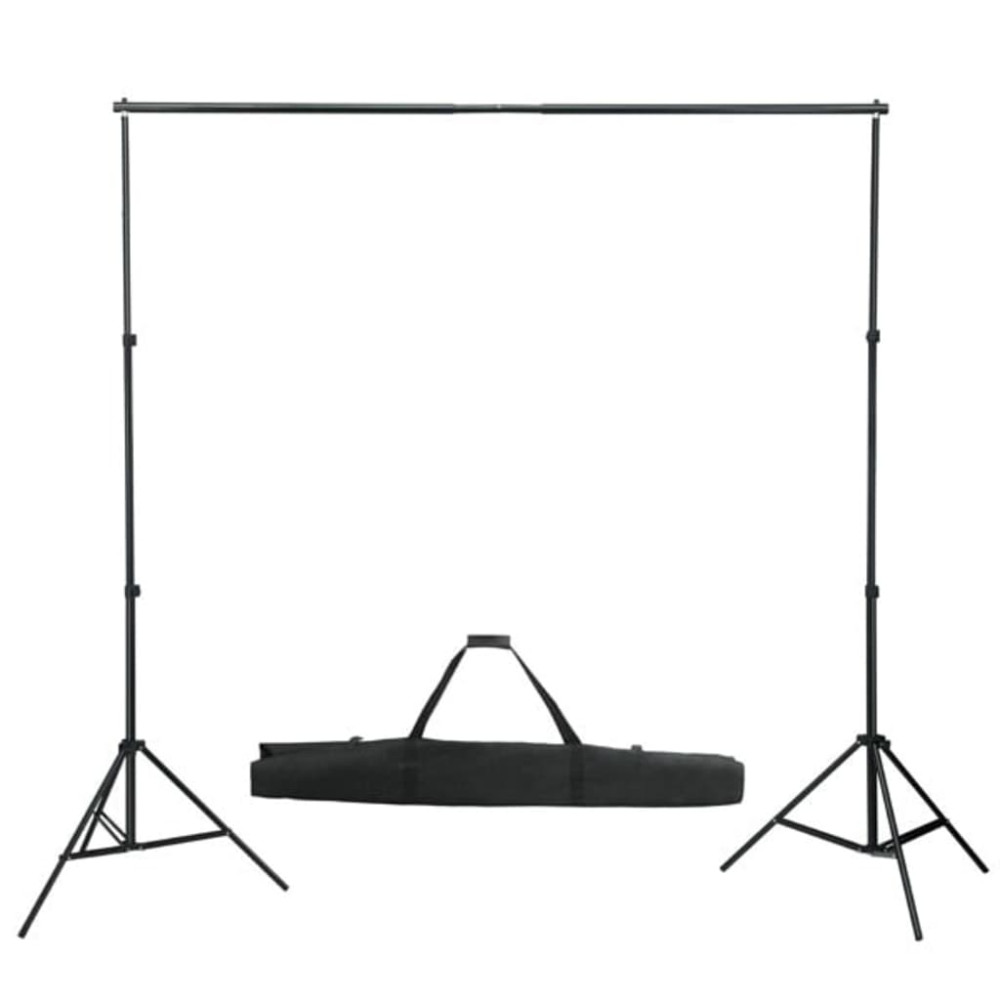 Produktbild för Stativ och fotobakgrund 600x300 cm vit
