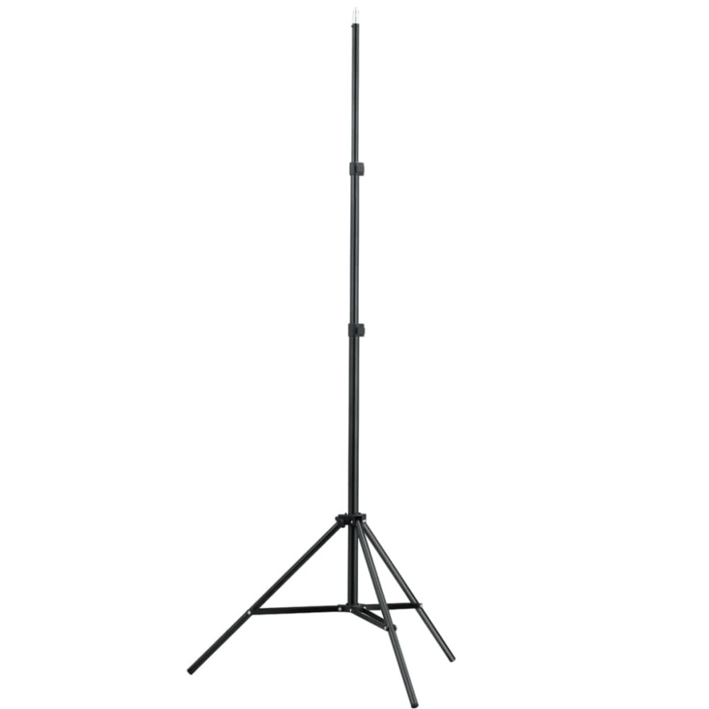 Produktbild för Stativ och fotobakgrund 500 x 300 cm svart
