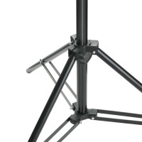 Produktbild för Stativ och fotobakgrund 500 x 300 cm svart