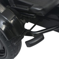 Miniatyr av produktbild för Gokart med pedaler och justerbart säte svart