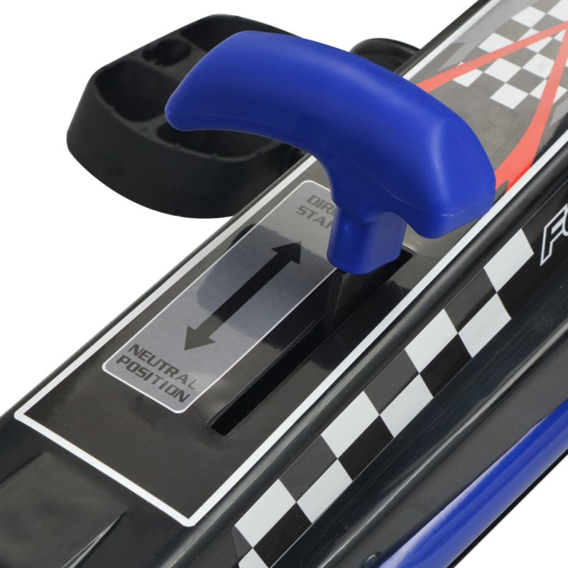 Produktbild för Gokart med pedal och justerbart säte blå
