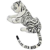 Miniatyr av produktbild för Tigerleksak plysch vit XXL