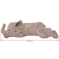 Produktbild för Gosedjurselefant plysch XXL 120 cm