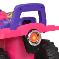 Miniatyr av produktbild för Åkbil fyrhjuling med ljud och ljus rosa och lila