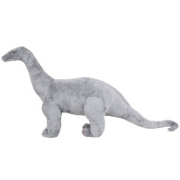 Miniatyr av produktbild för Stående plyschleksak brachiosaurus grå XXL