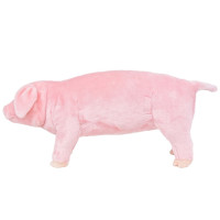 Produktbild för Stående leksaksgris plysch rosa XXL