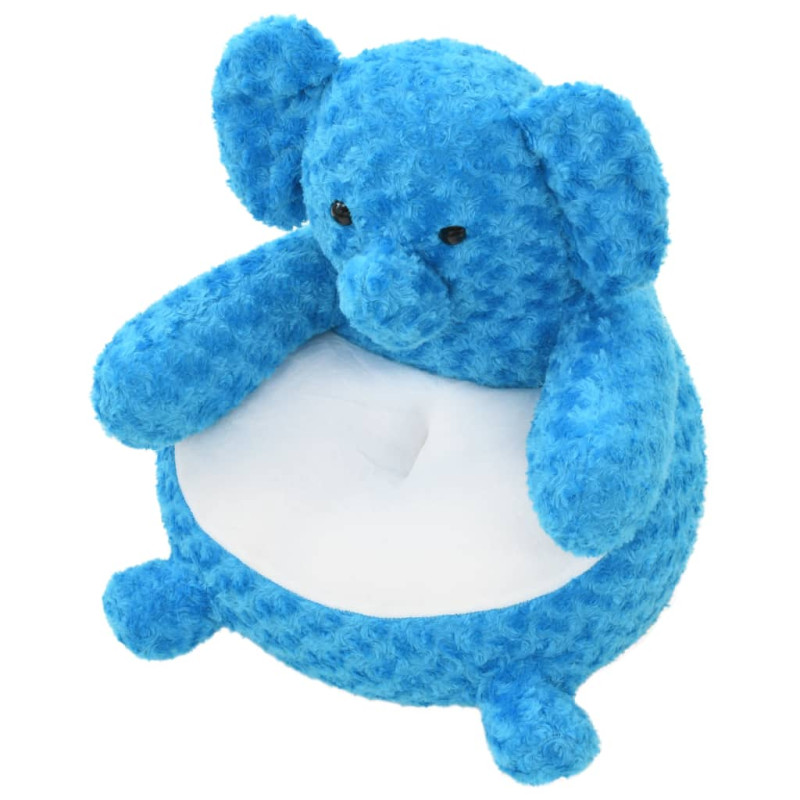 Produktbild för Gosedjur elefant plysch blå