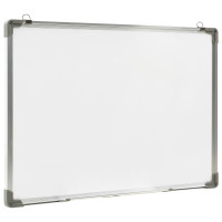 Produktbild för Magnetisk whiteboard vit 90x60 cm stål
