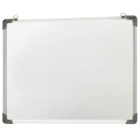 Produktbild för Magnetisk whiteboard vit 90x60 cm stål