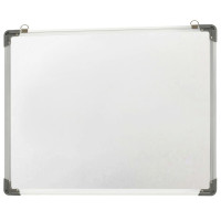Produktbild för Magnetisk whiteboard vit 70x50 cm stål