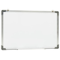 Produktbild för Magnetisk whiteboard vit 50x35 cm stål