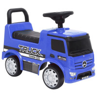 Produktbild för Barnbil Mercedes Benz lastbil blå