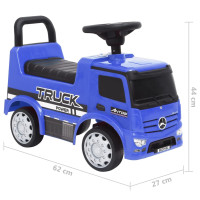 Miniatyr av produktbild för Barnbil Mercedes Benz lastbil blå