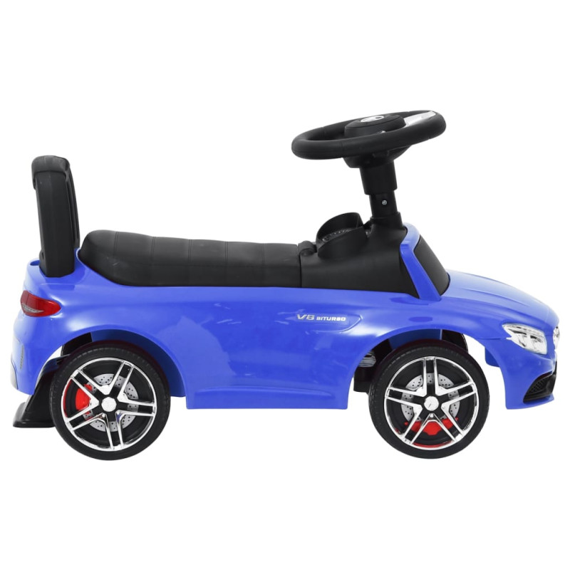 Produktbild för Barnbil Mercedes Benz C63 blå