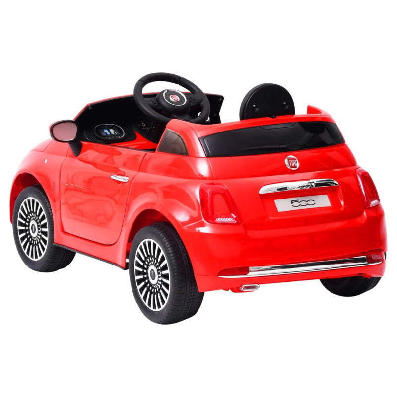Produktbild för Elbil för barn Fiat 500 röd
