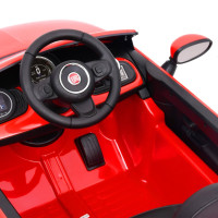 Miniatyr av produktbild för Elbil för barn Fiat 500 röd