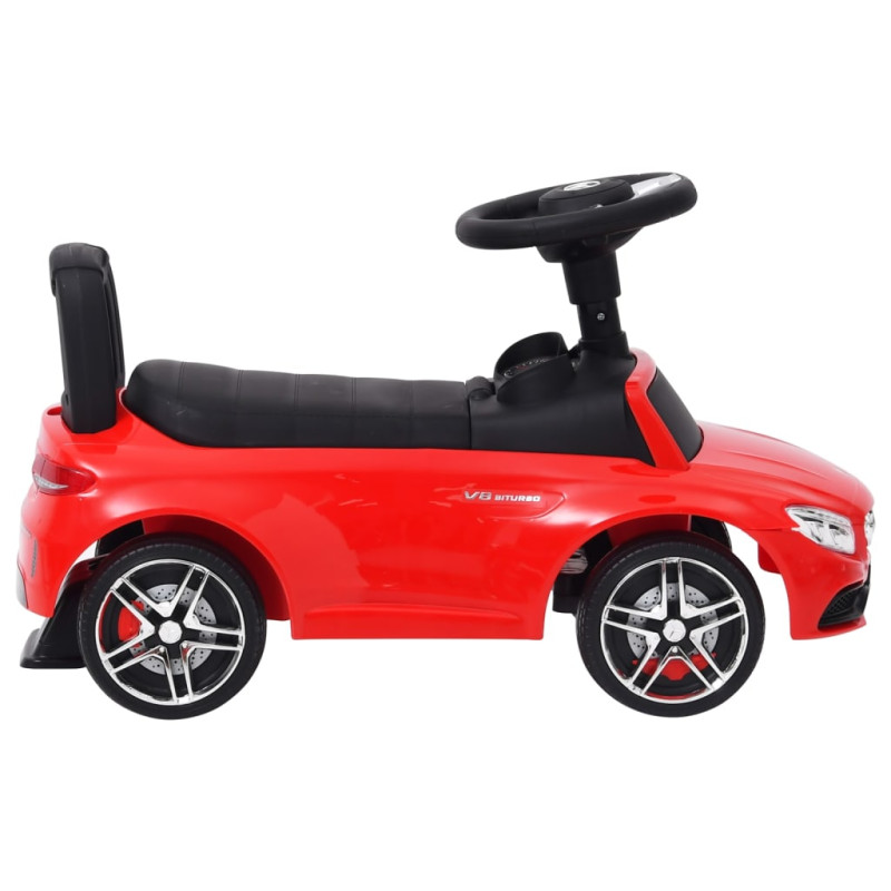 Produktbild för Barnbil Mercedes Benz C63 röd