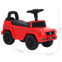 Produktbild för Barnbil Mercedes Benz G63 röd