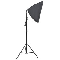 Produktbild för Fotostudio med lampor och reflexskärm