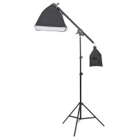 Produktbild för Fotostudio med lampor, bakgrund och reflexskärm