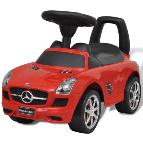 vidaXL Röd Mercedes Benz trampbil
