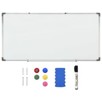 Produktbild för Magnetisk whiteboard vit 110x60 cm stål