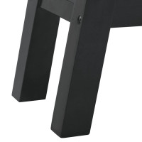 Miniatyr av produktbild för Konsolbord svart 110x30x75 cm massiv mahogny