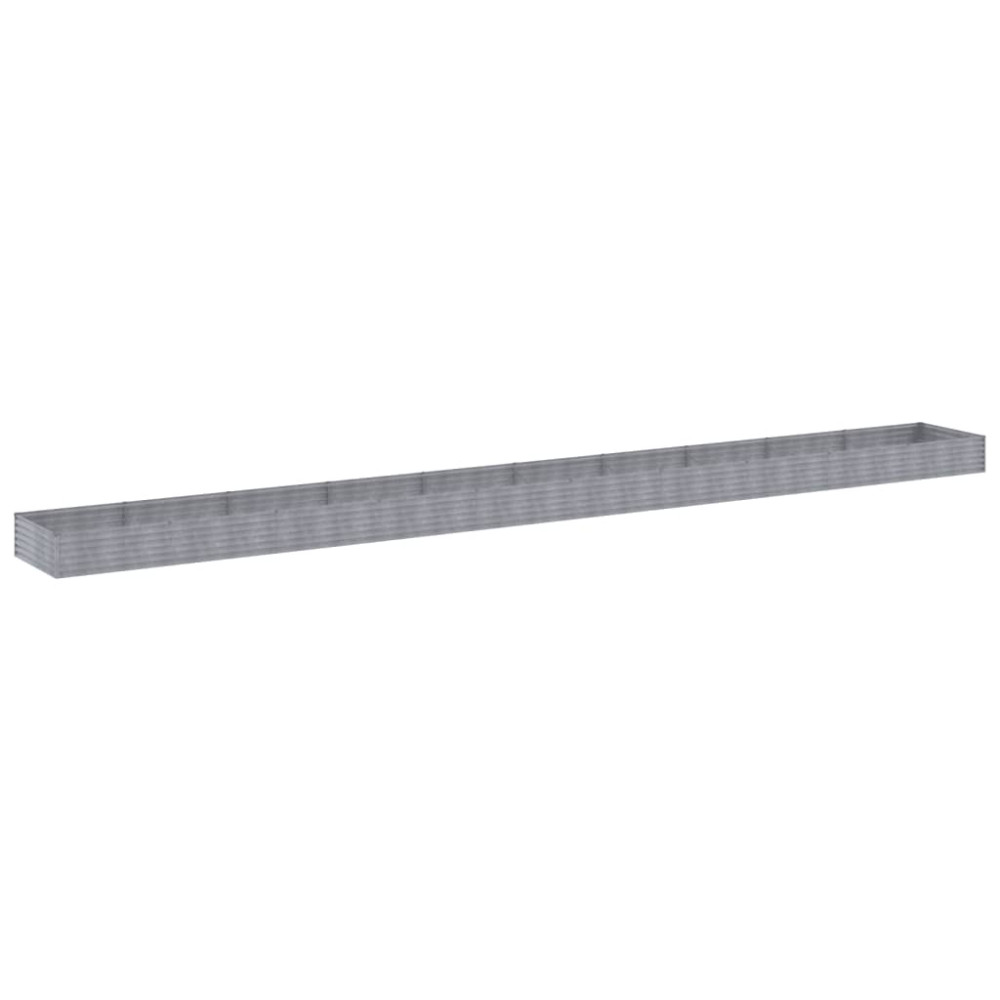 Produktbild för Odlingslåda 960x100x36 cm rosttrögt stål