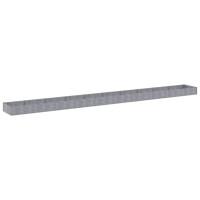 Produktbild för Odlingslåda 960x100x36 cm rosttrögt stål