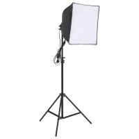 Produktbild för Studiobelysning med stativ & softbox