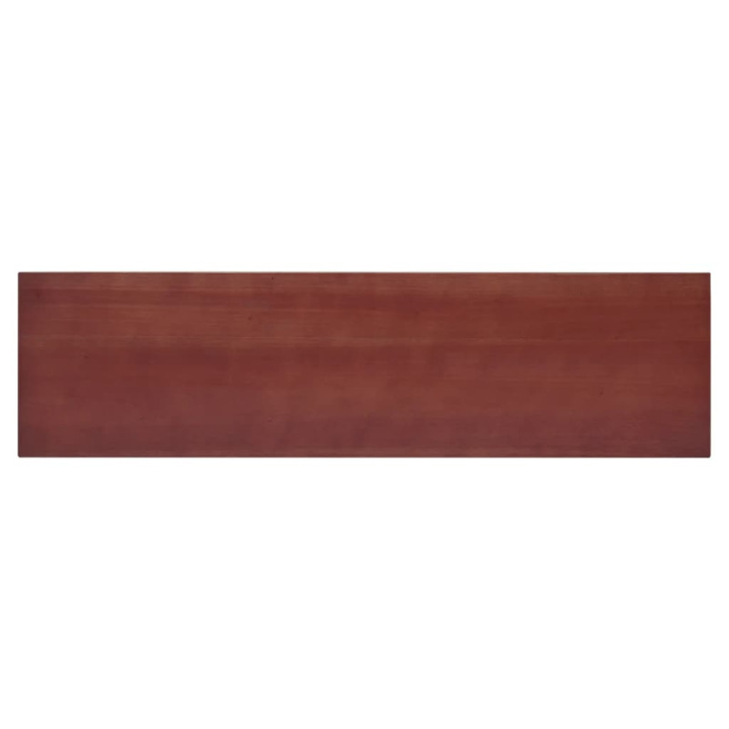 Produktbild för Konsolbord brun 110x30x75 cm massiv mahogny