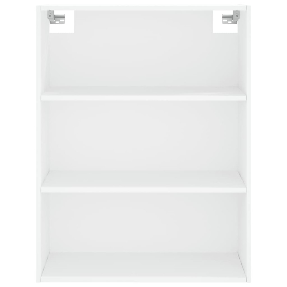 Produktbild för Högskåp vit 69,5x34x180 cm konstruerat trä