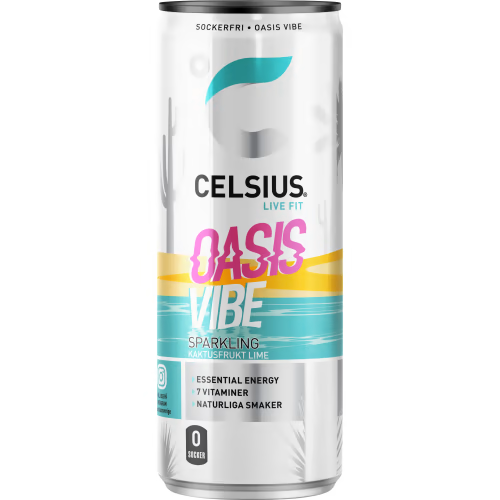 Celsius Oasis Vibe 35,5 cl