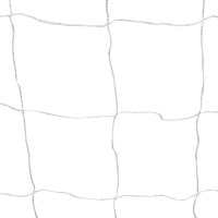 Produktbild för Fotbollsmål med nät 182x61x122 cm stål vit