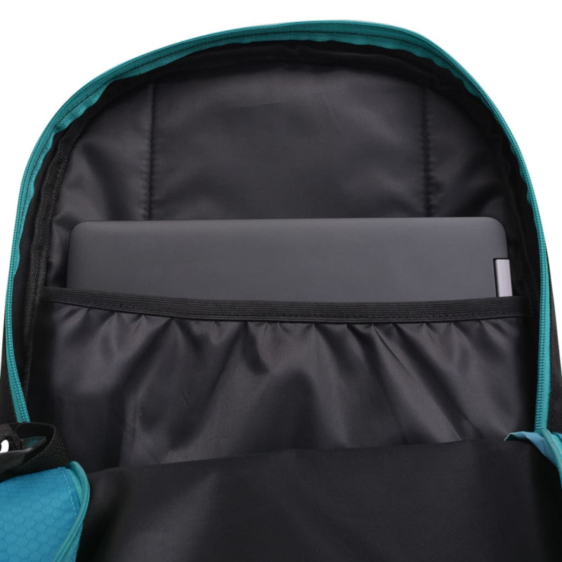 Produktbild för Skolryggsäck 40 L svart och blå
