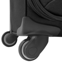 Miniatyr av produktbild för Resväskor 3 svart soft case