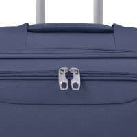 Miniatyr av produktbild för Resväskor 3 st marinblå soft case