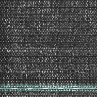 Miniatyr av produktbild för Vindskydd för tennisplan HDPE 1x25 m svart