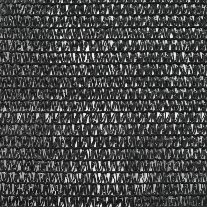 Produktbild för Vindskydd för tennisplan HDPE 1,6x25 m svart