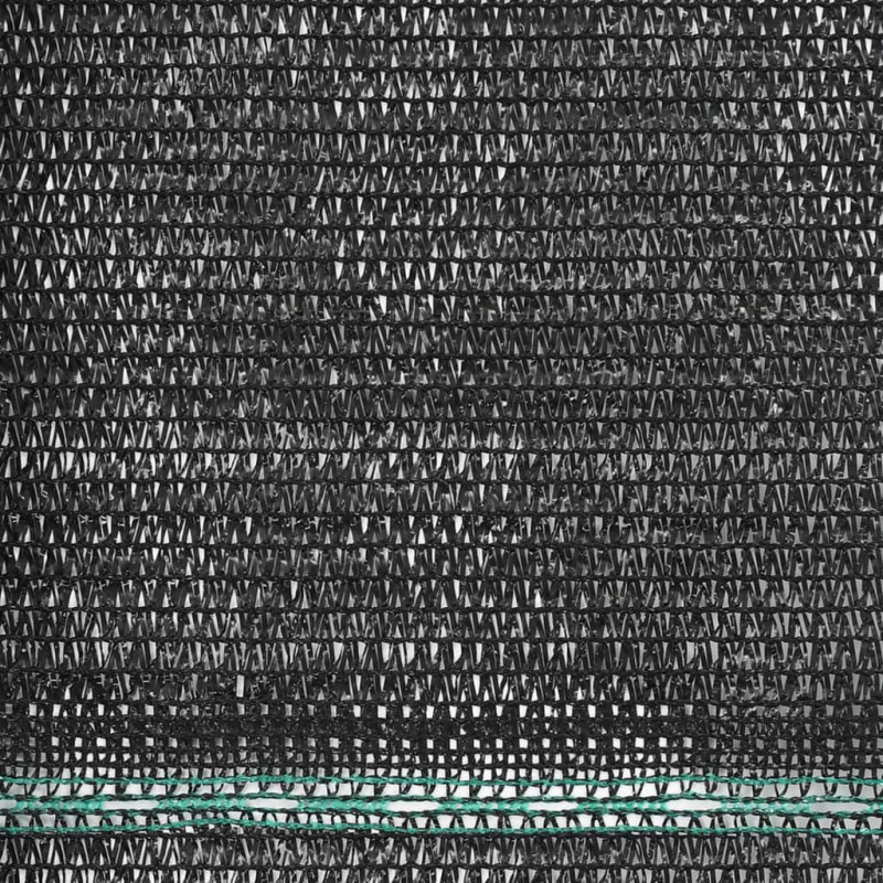 Produktbild för Vindskydd för tennisplan HDPE 1x100 m svart