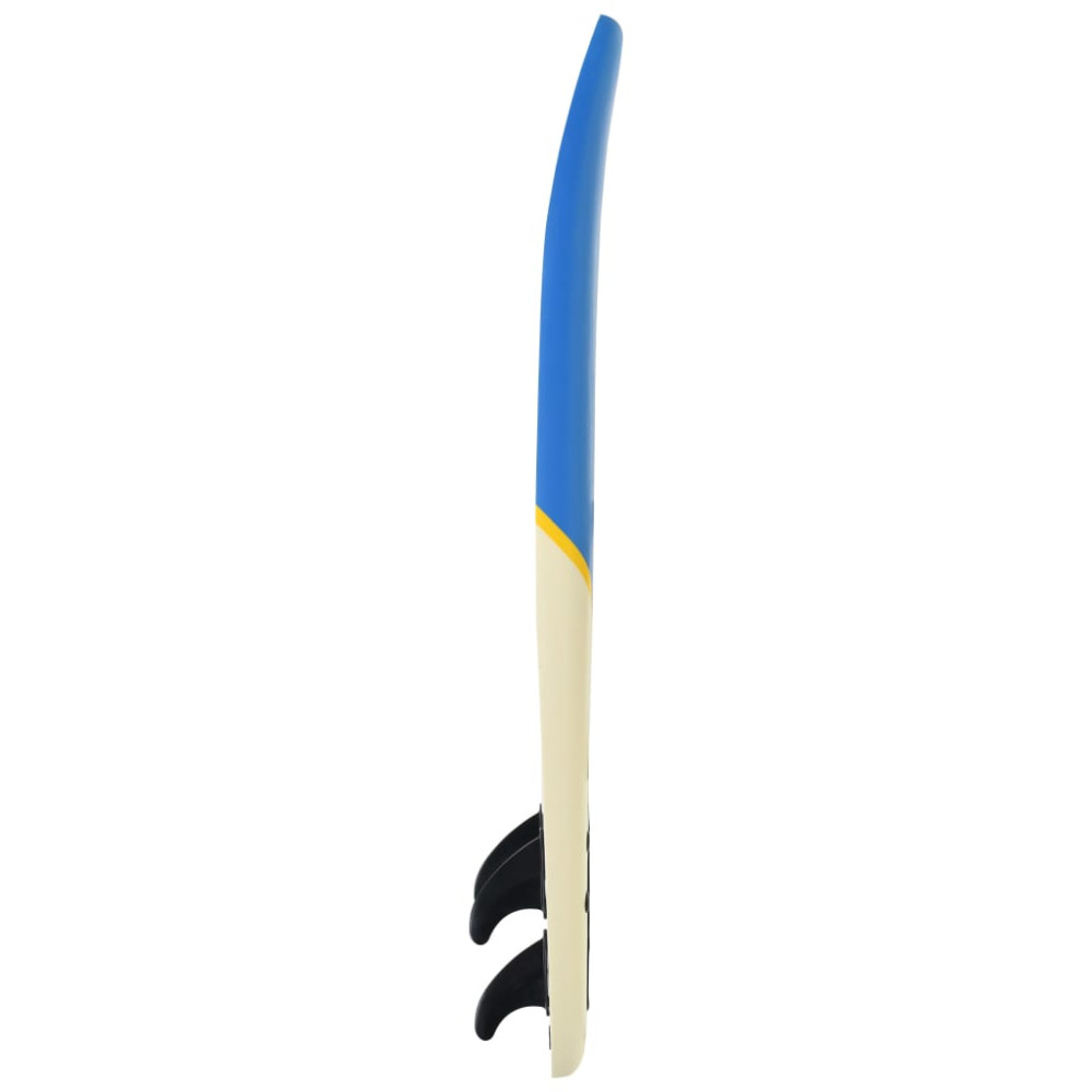 Produktbild för Surfbräda 170 cm blå och gräddvit