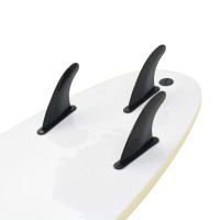 Produktbild för Surfbräda 170 cm blå och gräddvit