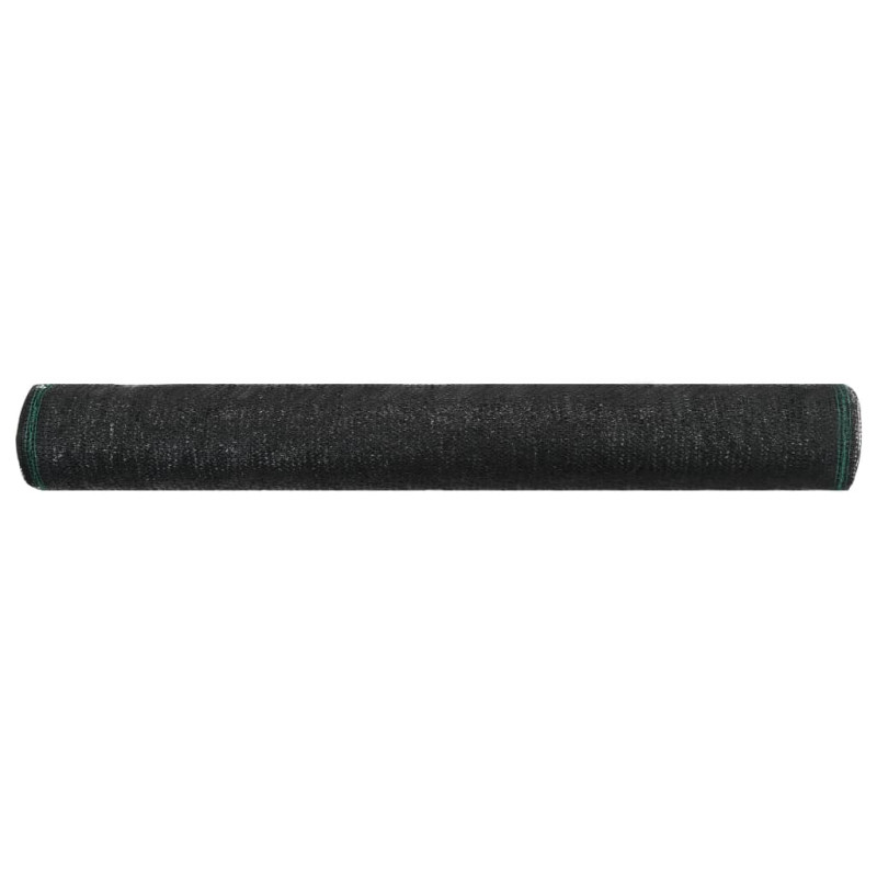Produktbild för Vindskydd för tennisplan HDPE 1x50 m svart