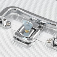 Miniatyr av produktbild för Sminklåda 22x30x21 cm silver aluminium