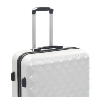 Miniatyr av produktbild för Hård resväska blank silver ABS