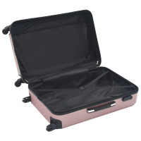 Miniatyr av produktbild för Hårda resväskor 3 st roséguld ABS