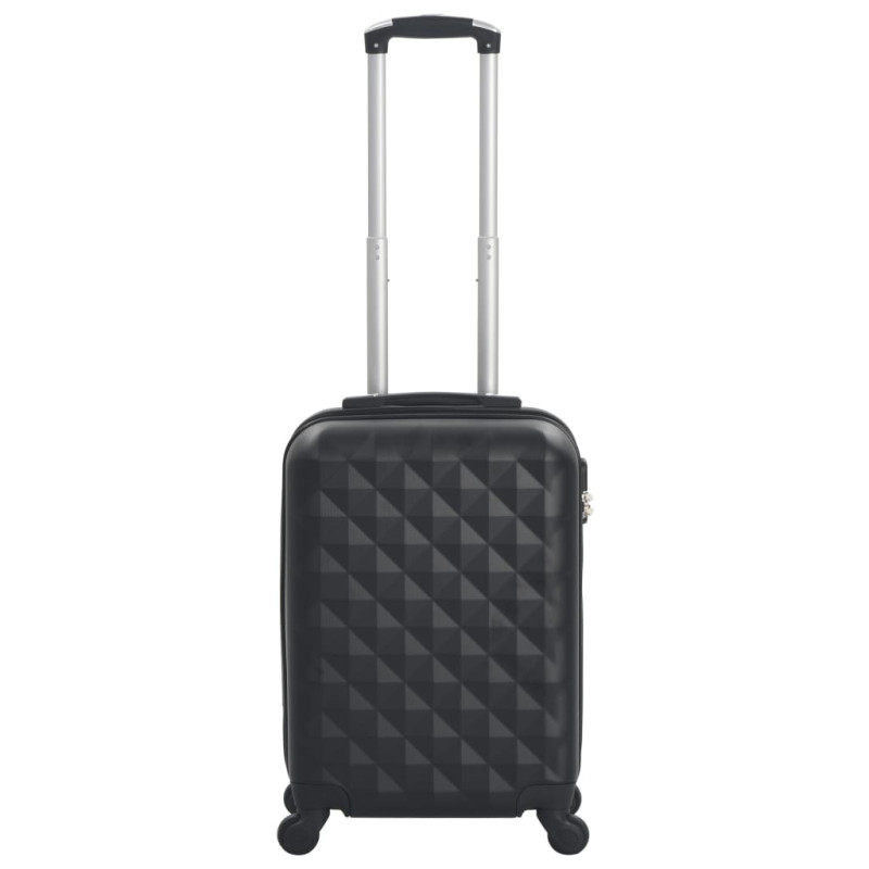 Produktbild för Hård resväska svart ABS