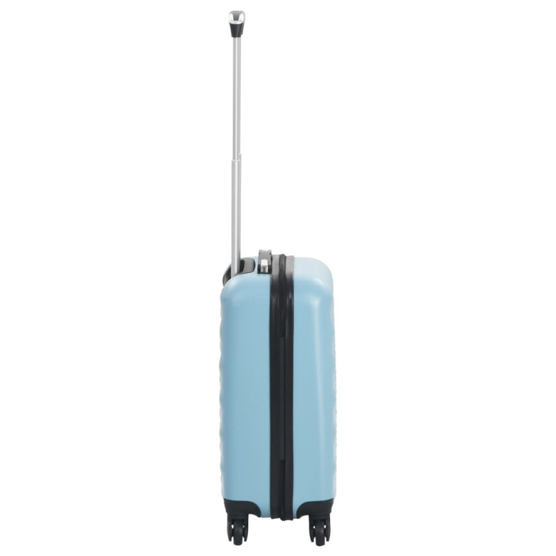 Produktbild för Hård resväska blå ABS