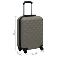 Miniatyr av produktbild för Hård resväska antracit ABS